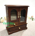 Jewelry Box Miniature: Jewelry Organizer with Mirror & Drawers, Mother's Day Gift Mom
