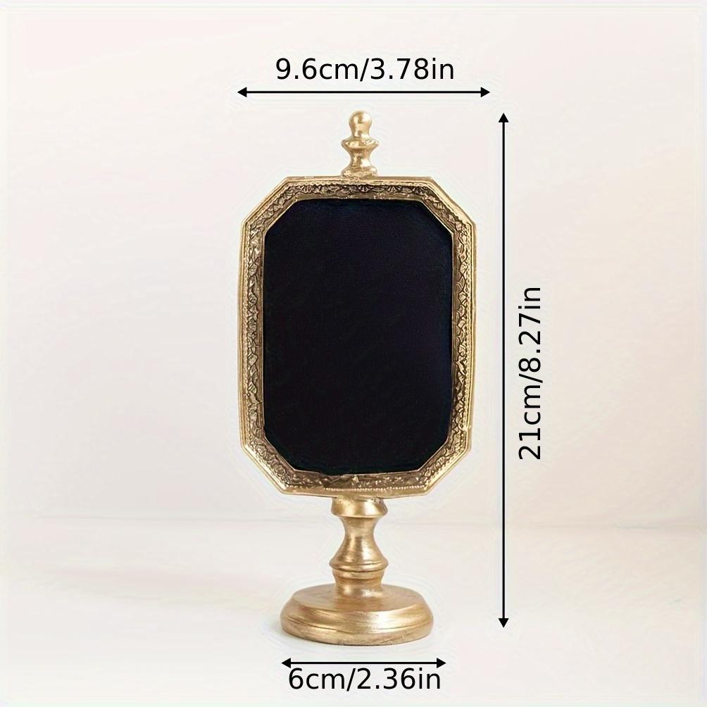 Baroque Gold Ornate Velvet Jewelry Display Stand: Necklace & Earring Holder