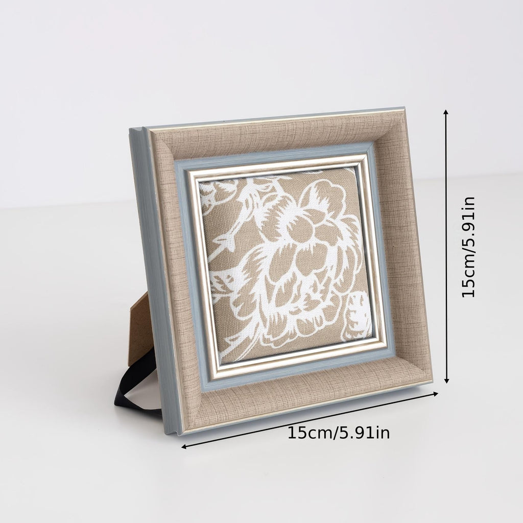 Baroque Lace Jewelry Display: Wood Frame Necklace & Ring Holder