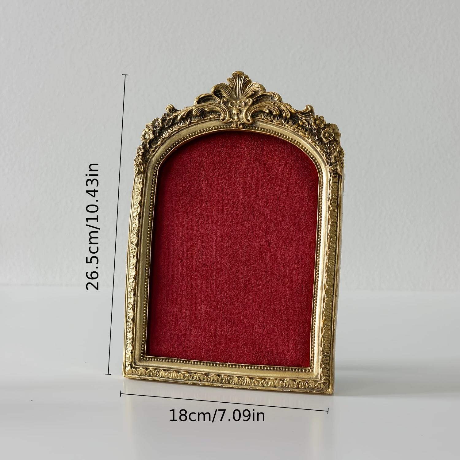 Burgundy Velvet Jewelry Display Set: Baroque Necklace, Ring & Earring Holder