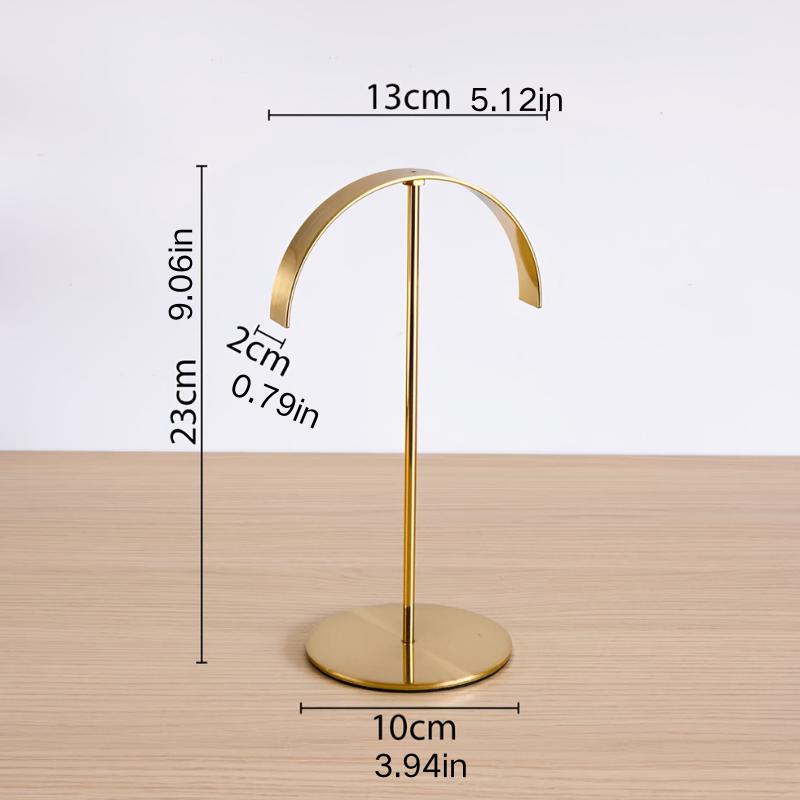 Baroque Gold Jewelry Display Stand, Necklace Earring Ring Holder for Home Decor Gifting