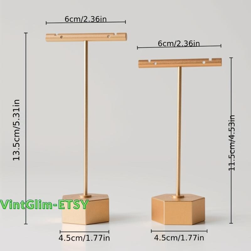 Embroidered Jewelry Holder: Elegant Necklace & Earring Display Stand