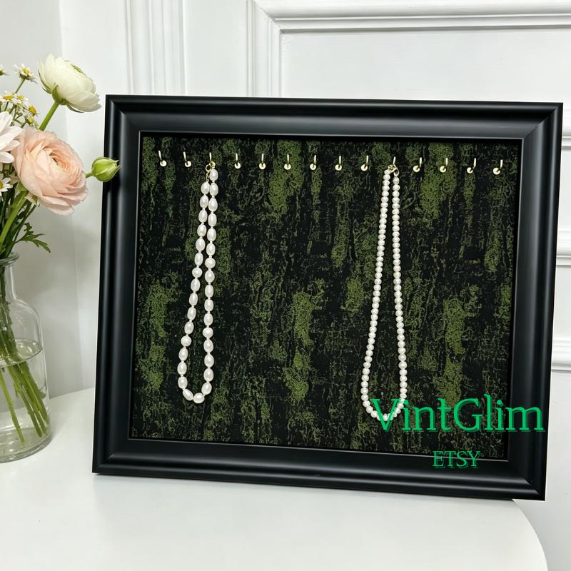 Elegant Jewelry Display, Earring Tray, Necklace Holder & Ring Organizer, Mother's Day Gift
