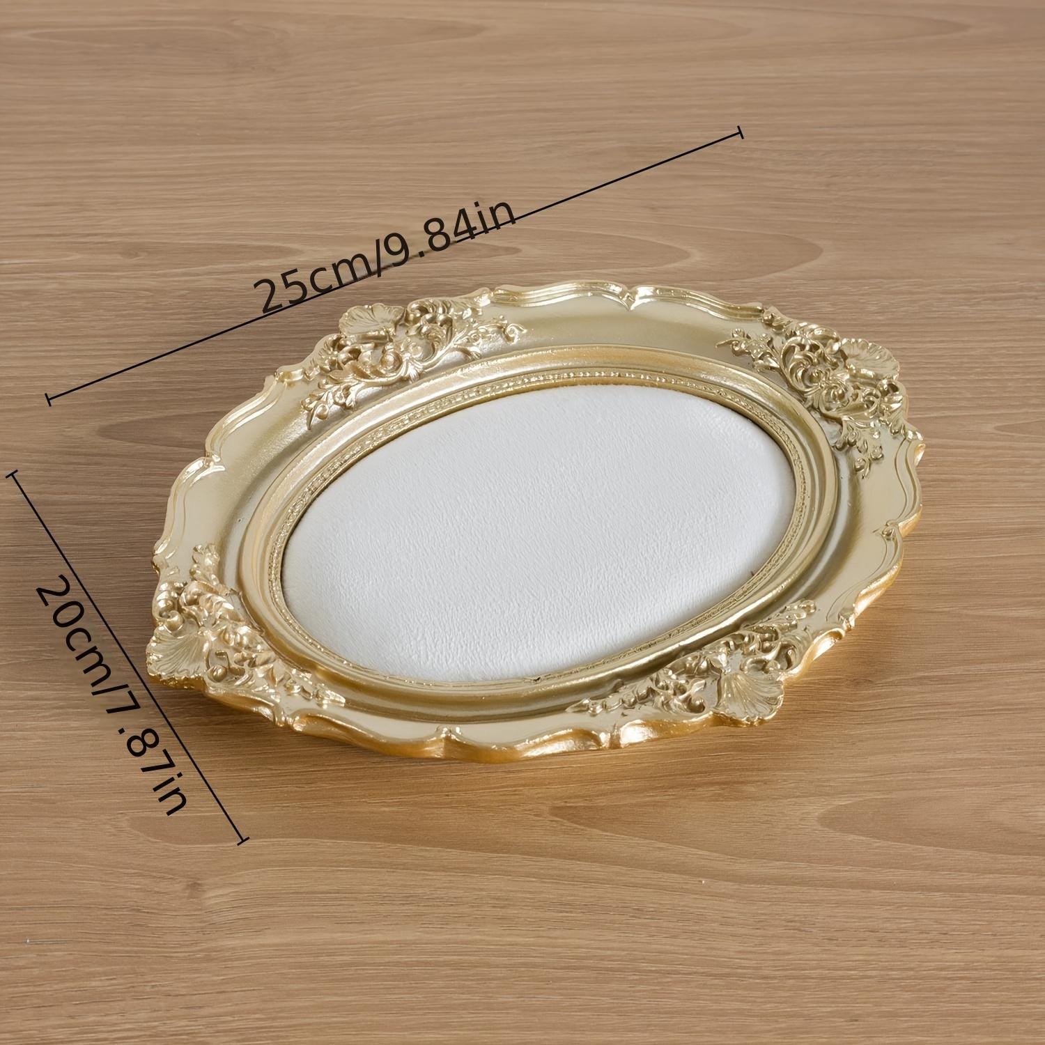 Baroque Wooden Jewelry Organizer Set: Luxury Necklace & Ring Holder,Vanity Organizer
