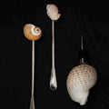 Handmade Seashell Cafe Spoon: Coastal Barware, Ocean Lover Gift