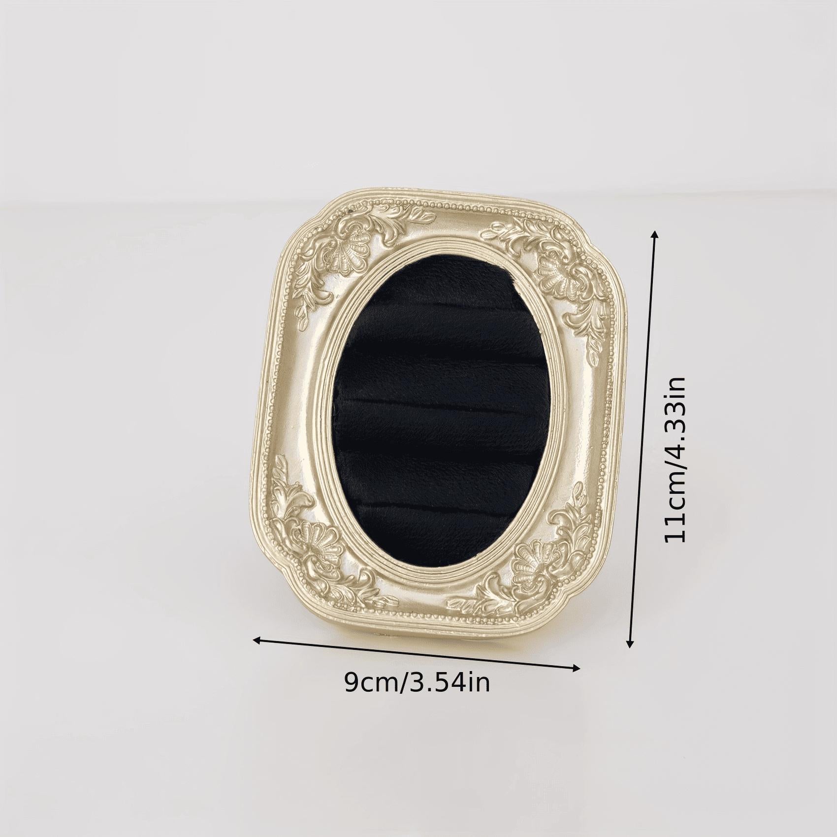 Baroque Velvet Jewelry Organizer: Ring & Earring Holder, Luxury Home Decor, Vanity Wedding