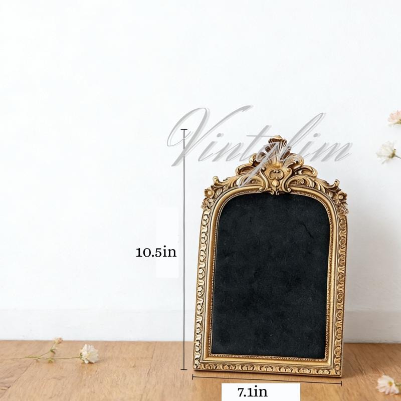 Baroque Jewelry Display:Black Velvet Necklace Bust & Earring, Brooch Frames, Decor Gift for Mother