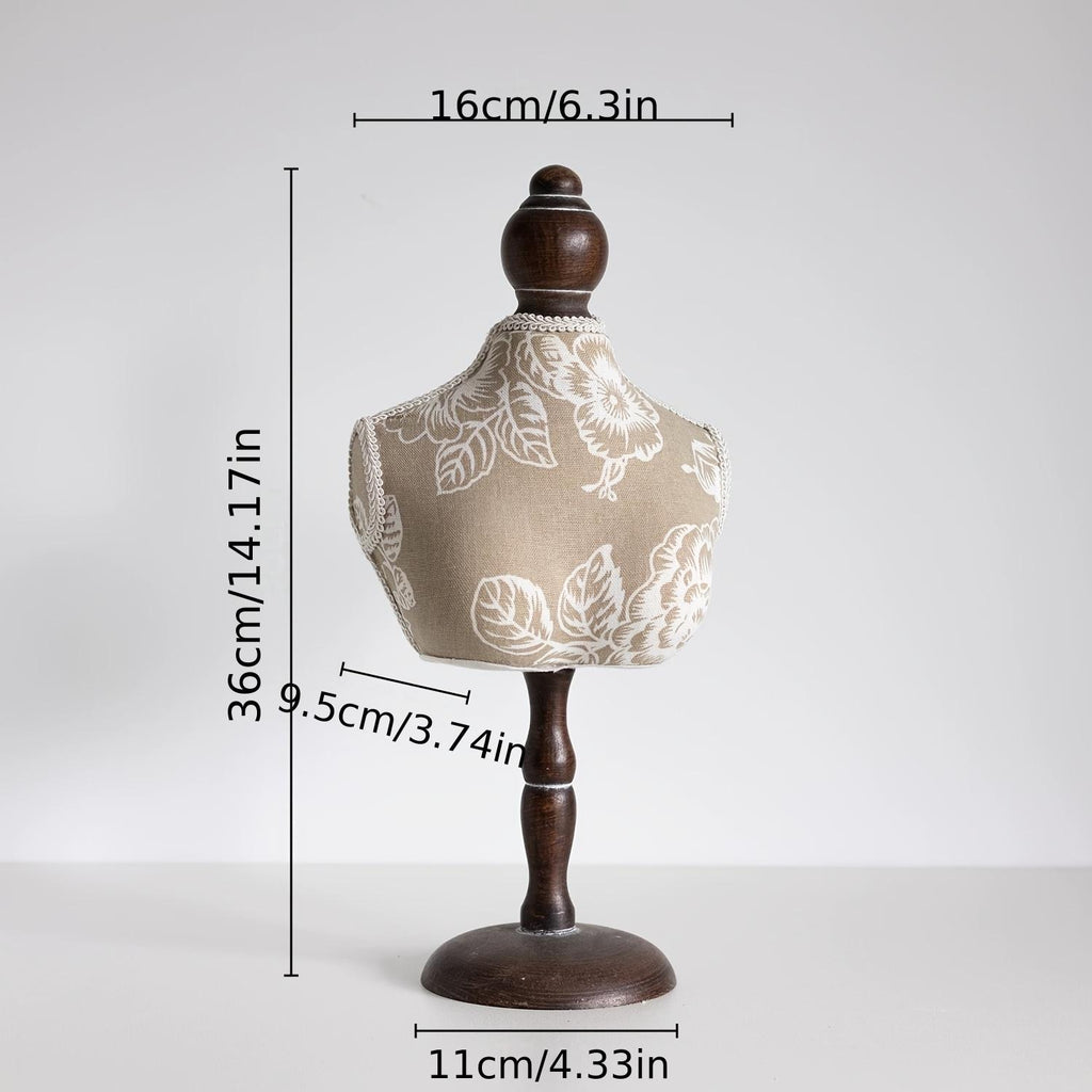 Baroque Gold Jewelry Stand Set: Necklace & Earring Display Tray, Classic Ebony, Home Decor Gift