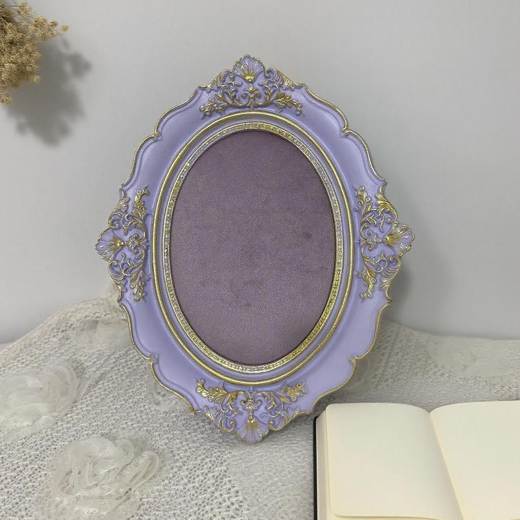 Baroque Purple Jewelry Display Ring Earring Tray, Necklace Holder, Elegant Filigree Home Decor Gift