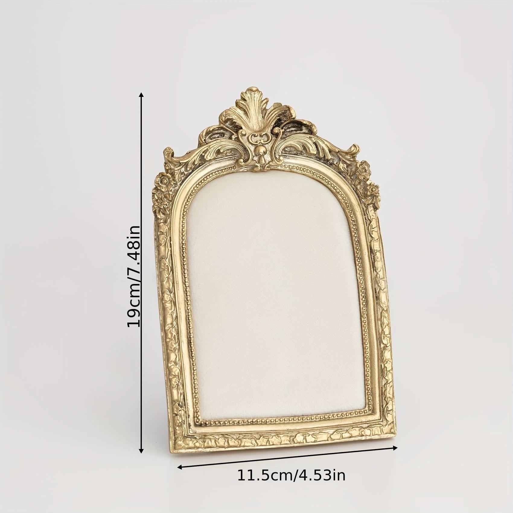 Baroque Style Necklace Ring Holder, Elegant Gold Jewelry Display Stand for Home Decor Gifting