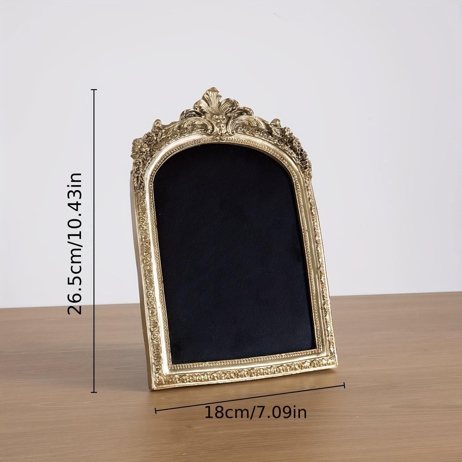 Baroque Gold Necklace & Ring Holder, Elegant Luxury Jewelry Display Stand for Home Decor Gift
