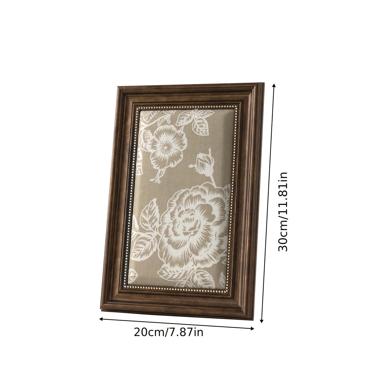 Baroque Lace Jewelry Display: Wood Frame Necklace & Ring Holder