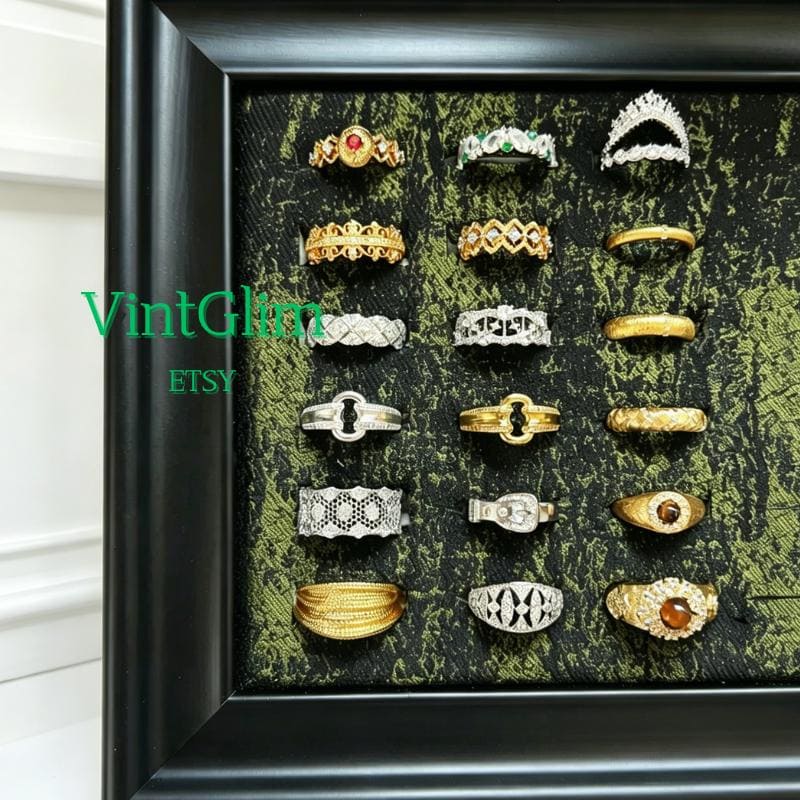 Elegant Jewelry Display, Earring Tray, Necklace Holder & Ring Organizer, Mother's Day Gift