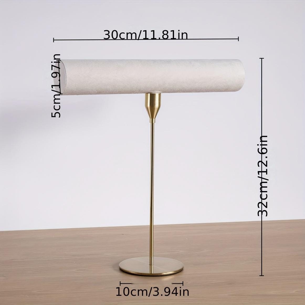 Baroque Jewelry Holder Set: Gold Linen Necklace & Bracelet Organizer