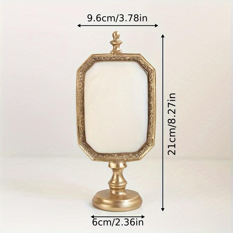 Baroque Jewelry Display Set: Walnut Ring Holder & Linen Necklace Stand