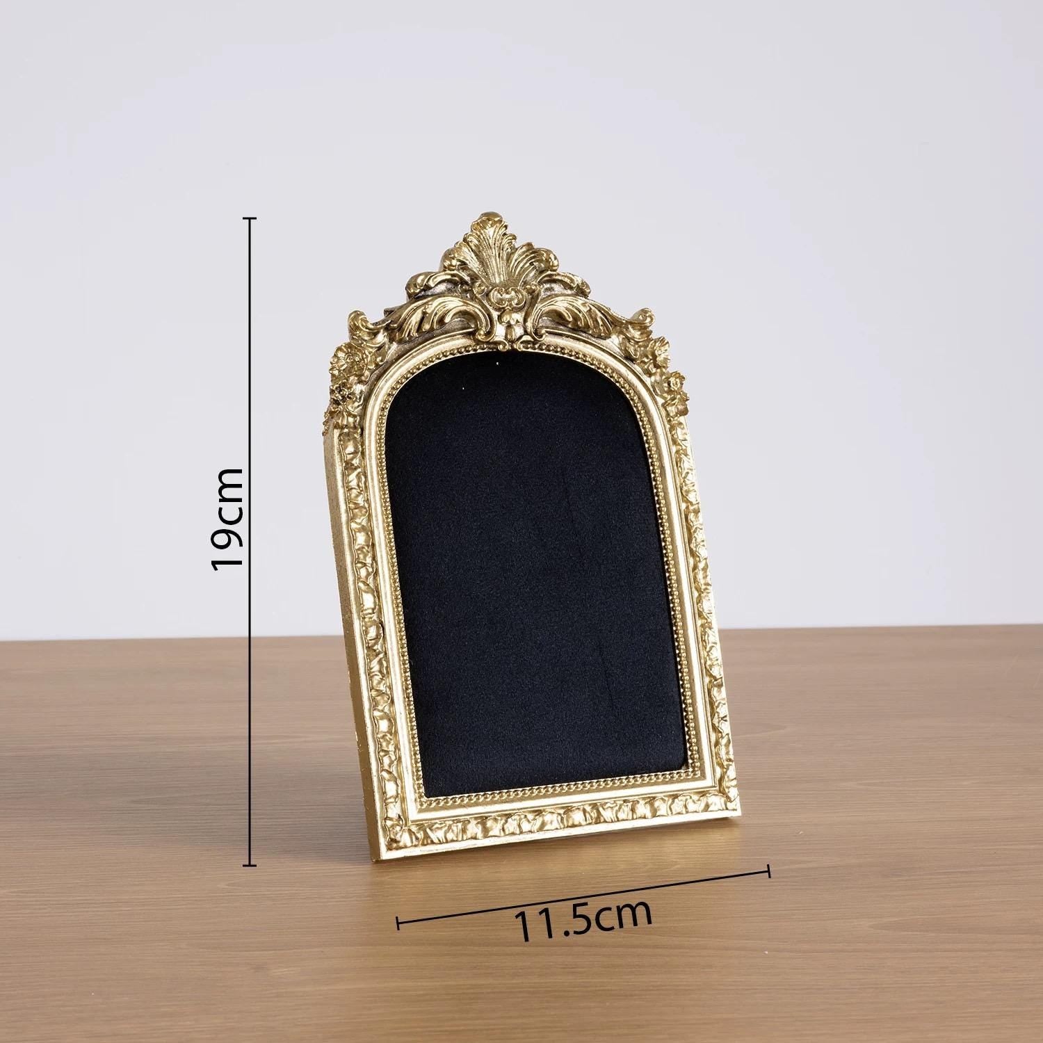 Baroque Gold Jewelry Stand Set: Necklace & Earring Display Tray, Classic Ebony, Home Decor Gift
