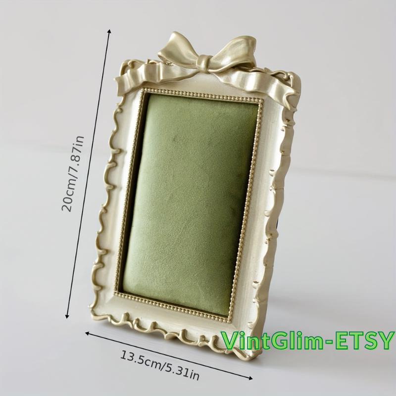 Baroque Framed Velvet Jewelry Holder, Luxury Necklace/Earring/Ring Organizer for Home Decor Gifting