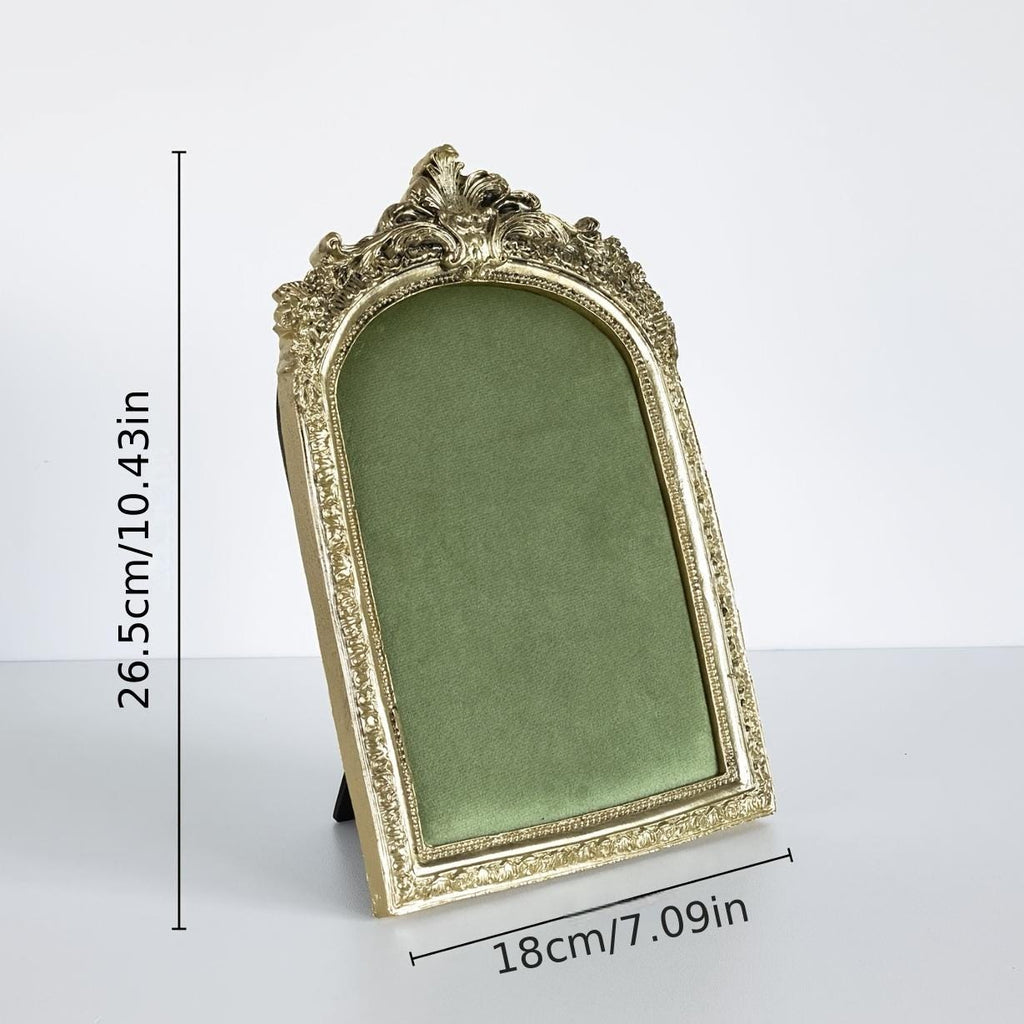 Baroque Gold Jewelry Display Stand, Elegant Necklace & Earring Holder for Home Decor, Vanity Organizer