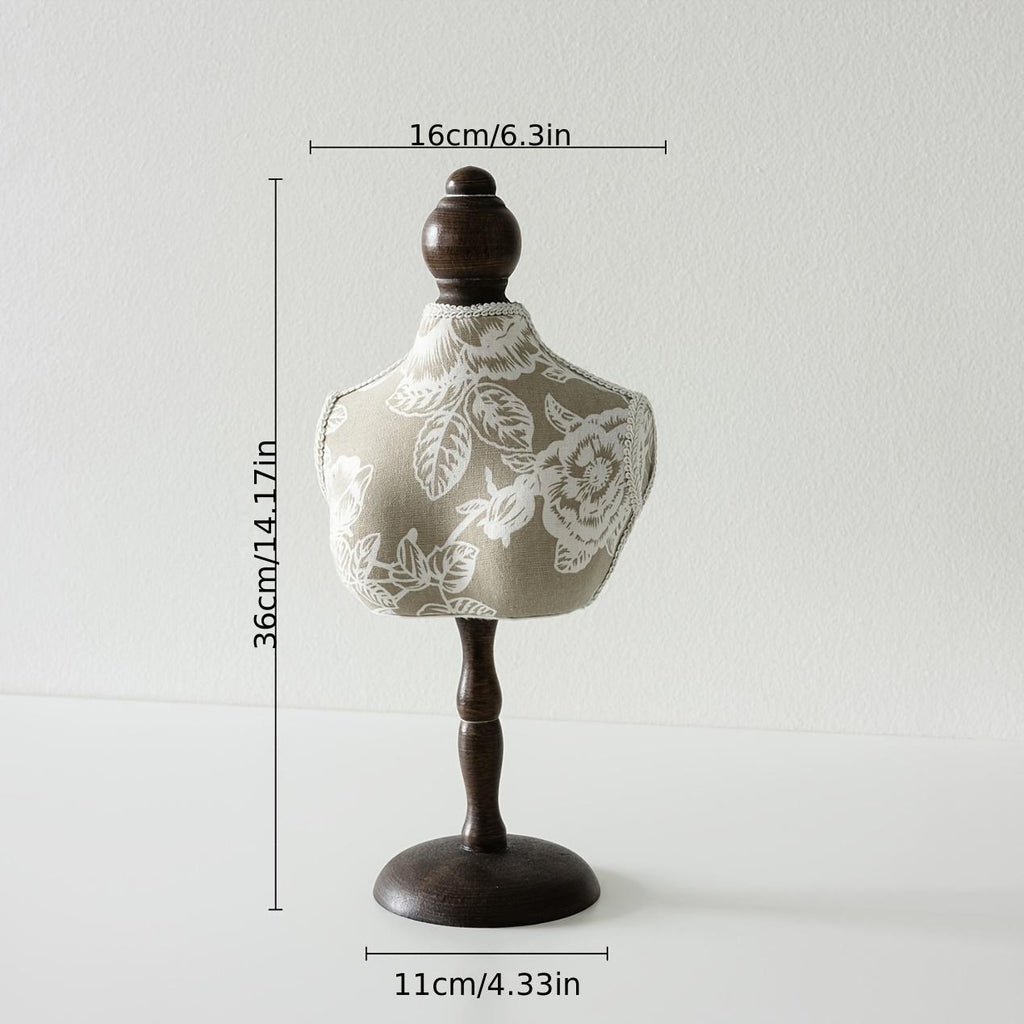 Walnut Wood Jewelry Organizer: Velvet Ring, Earring, Necklace Holder