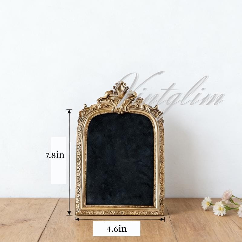 Baroque Jewelry Display:Black Velvet Necklace Bust & Earring, Brooch Frames, Decor Gift for Mother