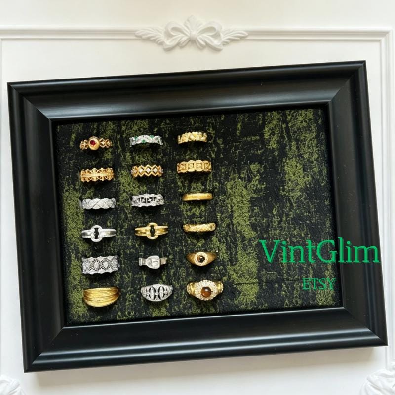 Elegant Jewelry Display, Earring Tray, Necklace Holder & Ring Organizer, Mother's Day Gift