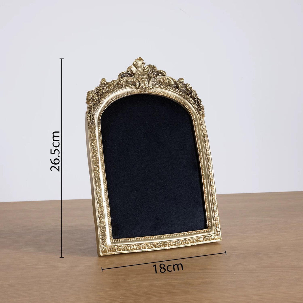 Baroque Gold Jewelry Stand Set: Necklace & Earring Display Tray, Classic Ebony, Home Decor Gift