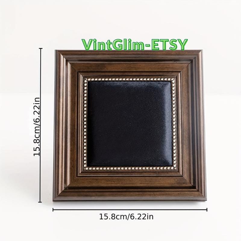 Baroque Framed Jewelry Holder: Wooden Necklace & Earring Organizer