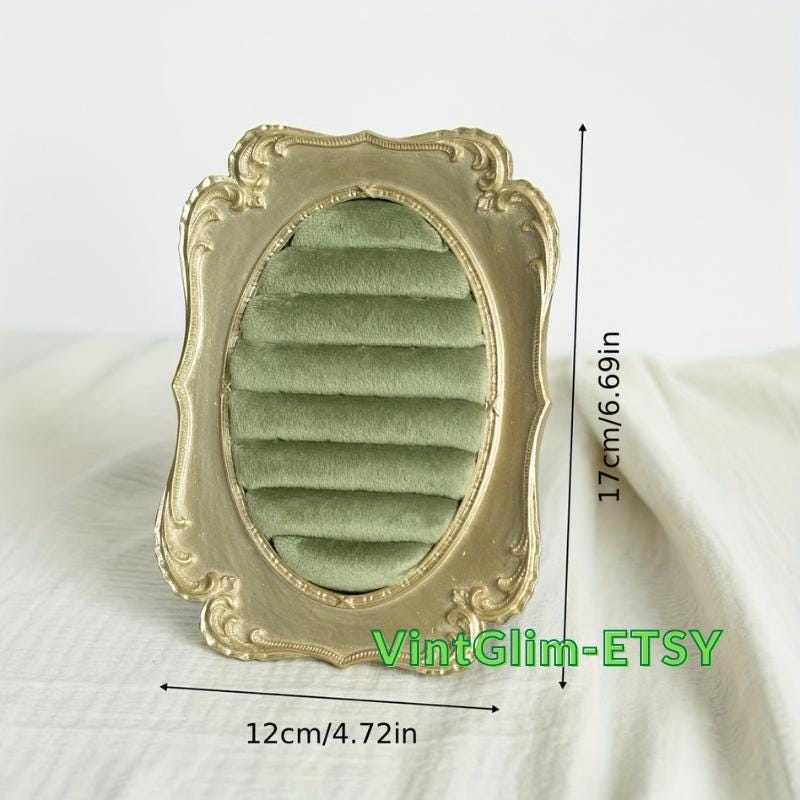 Baroque Jewelry Organizer: Bust Display, Framed Earring Holder & Storage Trays